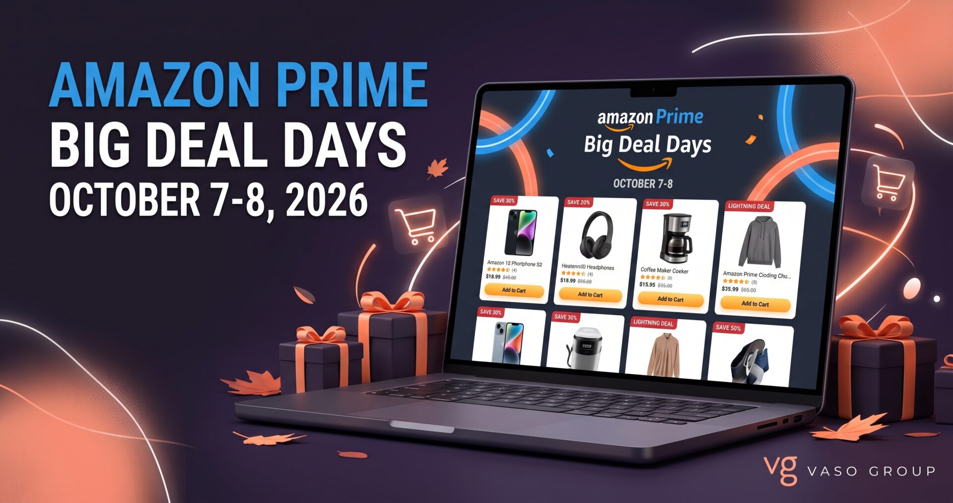 Amazon brand preparing inventory and ad campaigns for Prime Big Deal Days 2026